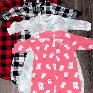 Bundle of four 0-9&3-6 sleep sacks